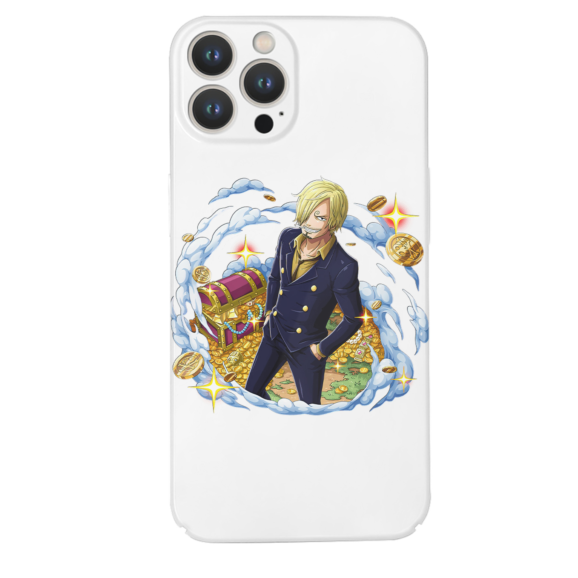 （画像用） ワンピース サンジ ONE PIECE Sanji 【iPhone 14シリーズ対応】ハードケース